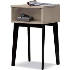 Jensen Charon Hvidlasret Eg Sengebord