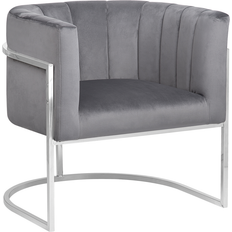 Beliani Velvet Armchair