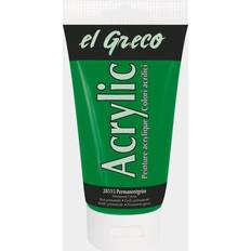 Wasserabweisend Acrylfarben Kreul el Greco Acrylic Tube permanentgrün 150 ml