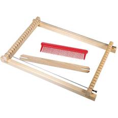 Garen en Naai Benodigdheden Rayher Speelgoed Hobby Weefraam 18 x 29 cm Met Spoel En Kam