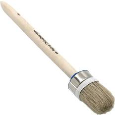 Malzubehör Nölle Profi Brush Ringpinsel Gr.2 Borsten-L.46mm 20mm helle Mischb.roh.Holzstiel