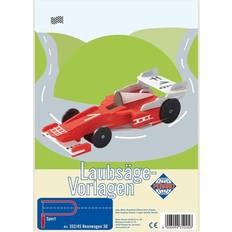 Laubsägevorlage Rennwagen, 3D Figur