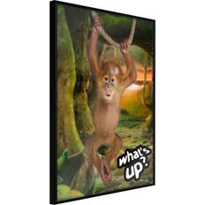 Artgeist Plakat What's Upö 20 x 30 cm Sort Ramme Billede