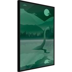 Artgeist Plakat Loch Ness 20 x 30 cm Sort Ramme Billede