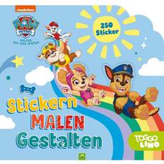 Paw Patrol Hobbybokser PAW Patrol Stickern, Malen, Gestalten. Mit 250 Stickern. Für Kinder ab 3 Jahren