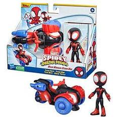 Spiderman miles Hasbro Marvel Spiderman F19415X2 Miles Morales Techno-Racer Spielfiguren-Set