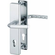 Maniglie per porta Hoppe HT-Schutzgarnitur Birm.1117/2221A/2440 Alu.F1 92 mm 67-72 mm PZ 2578324