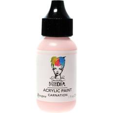 Ranger Dina Wakley Media Heavy Body Acrylic Paints 1 oz. bottle carnation