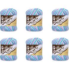 Lily Sugar n Cream Yarn Ombres-Beach Ball Blue Multipack Of 6