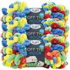 Lion 3 Pack Brand Yarn Off The Hook Bulky No Needle Yarn, Cosmic Dust