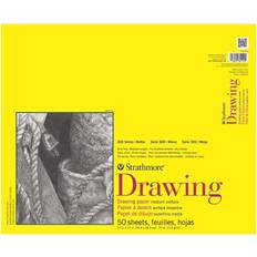 Black Sketch & Drawing Pads Strathmore 300 Series Drawing Pad, Medium Surface, 14"x17" Glue Bound, 50 Sheets