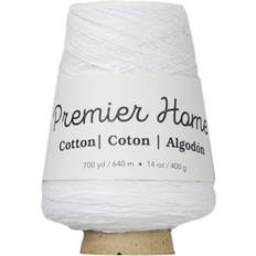 Premier Yarns Home Cotton Yarn Solid Cone-White