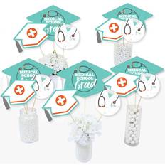 Blue Table Decorations Medical School Grad Graduation Centerpiece Sticks Table Toppers Set of 15 Blue