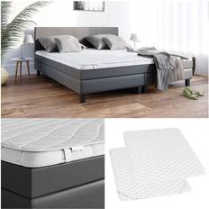 Fundas de colchón Protector Blanco 160 x 200 cm Costura Vitalispa Funda de colchón Blanco