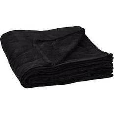 Coperte Relaxdays Morbida Extra Large In Poliestere Pile Lavabile A 30°C HLP 1 x 200 x 220 cm Nero Coperta Nero