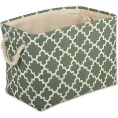 Design Imports DII Polyester Bin Lattice Artichoke Kurv