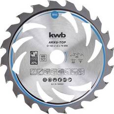 Kwb 584754 Carbide metal circular saw blade 165 x 20 x 1 mm Number of cogs: 24 1 pcs