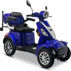 Mobility Scooters E-Quad 25 V3 Lithium Blau, 1.000 Watt Getränkehalter