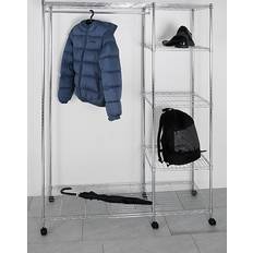 HAKU Möbel HAKU Möbel Rollgarderobe 43685 silber 123,0