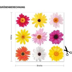 Decorazioni Interne Sticker Mural Flower Set