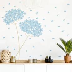 Sticker Mural Lot De Fleurs Volantes Oniriques