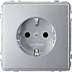 Electrical Accessories Merten Steckdose Aquadesign Aluminium MEG2300-7260