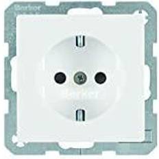 Electrical Accessories Berker 47436084 Steckdose Q.1/Q.3 alu samt