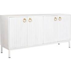 Dkd Home Decor Metal White Mango wood Sideboard