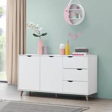 Wood Sideboards Pulford Scandi Buffet 2 Sideboard 147x77cm