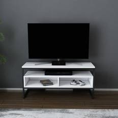 Furniture Merrion Wide Modern Unit Stand TV Bench