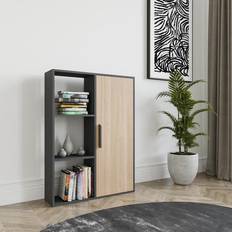 Blue Book Shelves Decorotika Patrick Modern Book Shelf