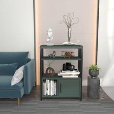 Green Book Shelves Decorotika Letos Minimalist Book Shelf