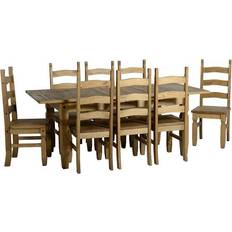 Brown Dining Sets SECONIQUE Corona Extending Dining Set