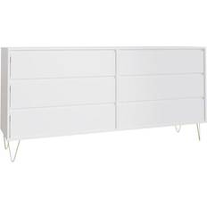 Gold Chest of Drawers Monaco White Chest of Drawer 160x77cm