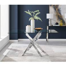 Glasses - Rectangular Dining Tables Furniturebox Leonardo 6 Dining Table