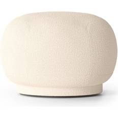 Ferm LIVING Pufit Ferm Living Rico Pouf Wool Boucle Off-white