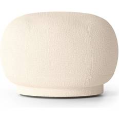 Ferm LIVING Stools ferm LIVING Rico Wool Boucle Off-white Pouffe