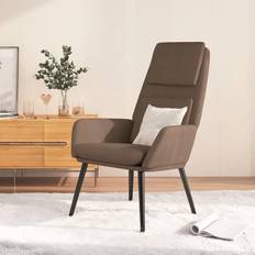 vidaXL De Relax De Tela Gris Taupe Sillón