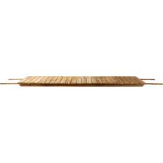 Teak Tavoli da Giardino FDB Møbler M4 Sammen Zwischenplatte L 185x8.1x90 cm Natur/Geölt