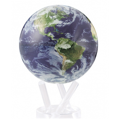 Hanging Globes Mova Satellite View with Cloud Cover Globe 15.2cm