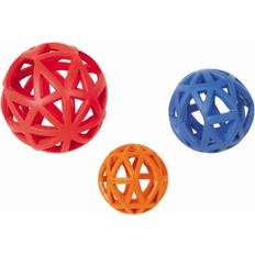 Nobby Hunde-Spielzeug Vollgummi Gitterball, Assortiert, Hundespielzeug