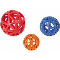 Nobby Hunde-Spielzeug Vollgummi Gitterball, Assortiert, Hundespielzeug