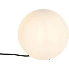QAZQA Dæmpbare Gulvlamper & Havelamper QAZQA Moderne Udendørslampe Hvid 25 cm Gulvlampe