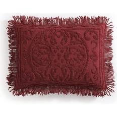 Red Pillow Cases Beatrice Home Fashions Chenille Sham, Burgundy Pillow Case Red