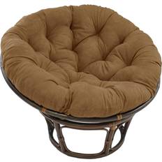 Papasan chair Blazing Needles Microsuede Papasan Chair Cushions Brown (111.8x111.8)