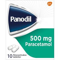 Tablet 10 tommer Panodil 500mg 10 stk Tablet