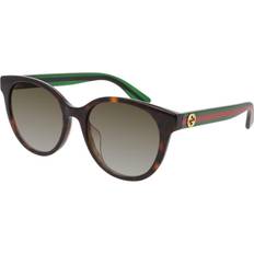 Gucci Rotondo Occhiali da sole Gucci GG0702SKN-003 Donna Cat Eye Havana