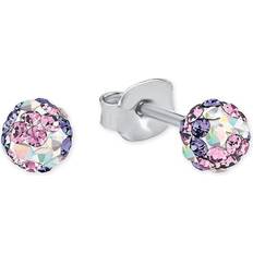 Mit Verschluss Ohrringe Stud Earrings - Silver/Multi