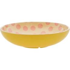 Beige Ensaladeras Rice Melamina Ø29.9 cm Pink Dots-Yellow Ensaladera