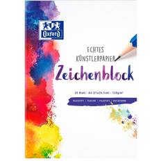 Oxford Zeichenblock A4 blanko, 20 Blatt, 120